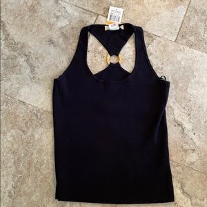 NWT Michael kors  tank with gold detail